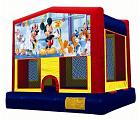 MICKEY AND FRIENDS 2 IN 1 BOUNCE HOUSE (Aro de baloncesto inclui